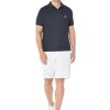 Men's Classic Short Sleeve Solid Performance Deck Polo Shirt