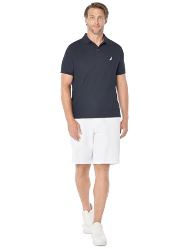 Men's Classic Short Sleeve Solid Performance Deck Polo Shirt