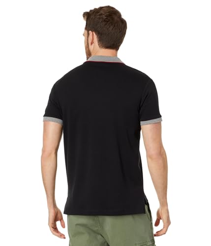 Men's Short Sleeve Slim Fit Multicolor Pony Interlock Polo Shirt