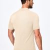 Mens Polo Shirts Short Sleeve V Neck Summer Polo T Shirts Casual Slim Fit Ribbed Textured Golf Shirts