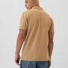 Men's Striped Stretch Pique Polo Shirt