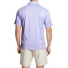 Mens Polo Shirts Short Sleeve Soft Lightweight Performance Dry Fit Jacquard Casual Collared Golf Polo Shirts for Men