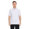 Mens Golf Shirt Short and Long Sleeve Moisture Wicking Dry Fit Performance Solid Casual Pique Golf Polo Shirts for Men