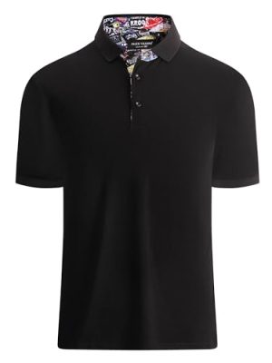 Mens Polo Shirts Short Sleeve Regular Fit Fashion Designed Shirt