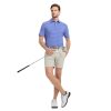 Golf Shirts for Men Moisture Wicking Striped Polo Performance Dry Fit Business Sports Mens Polo Shirts Short Sleeve