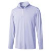 Quarter Zip Golf Pullover Men Dry Fit Long Sleeve Performance Wicking Mock Neck 1/4 Zip Pullover Mens Sweatshirt