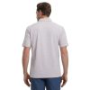Mens Golf Shirts Dry Fit Moisture Wicking Performance Sports Short Sleeve Striped Collared Polo Shirts for Men