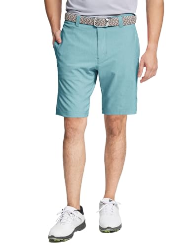 M MAELREG Golf Shorts Casual Quick Dry Lightweight Soft Flat Front Sports Business Pocket 9 inch Inseam Polo Shorts for Men
