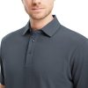 Golf Shirts for Men Pique Solid Performance Moisture Wicking Lightweight Collared Mens Polo Shirts Short Sleeve