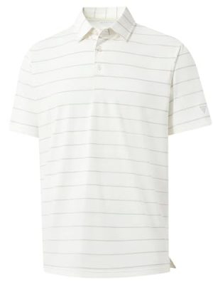 Boys Polo Shirt Short Sleeve Performance Moisture Wicking Dry fit Casual Striped Golf Shirts for Boys
