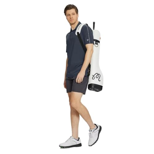 Golf Polo Shirts for Men Short Sleeve Dry Fit Solid Moisture Wicking Casual Performance Collared Mens Polo Shirts