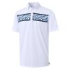 Golf Shirts for Men Dry Fit Moisture Wicking Performance Lightweight Print Pattern Short Sleeve Mens Polo Shirts