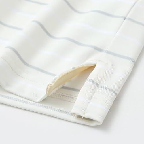 31WEFkC2fbL.jpg Boys Polo Shirt Short Sleeve Performance Moisture Wicking Dry fit Casual Striped Golf Shirts for Boys