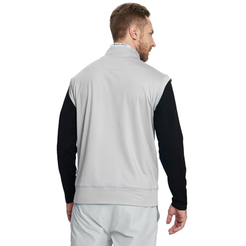 Golf Vests For Men Dry Fit Lightweight Moisture Wicking Performance Sports Breathable Golf 1/4 Zip Pullover Men