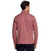Quarter Zip Pullover Men Performance Dry Fit Stripe Mock Neck Midlayer Golf 1/4 Zip Pullover Mens Sweatshirt