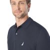 Men's Classic Short Sleeve Solid Performance Deck Polo Shirt