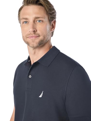 Men's Classic Short Sleeve Solid Performance Deck Polo Shirt