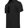 Mens Polo Shirts Performance Short Sleeve Tactical Shirts Athletic Golf Shirt for Men Daily Casual Collared T-Shirt