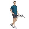 Mens Golf Shirt Short Sleeve Dry Fit Print Moisture Wicking Performance Patterns Collared Polo Shirt