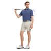 Golf Shirts for Men Moisture Wicking Striped Polo Performance Dry Fit Business Sports Mens Polo Shirts Short Sleeve