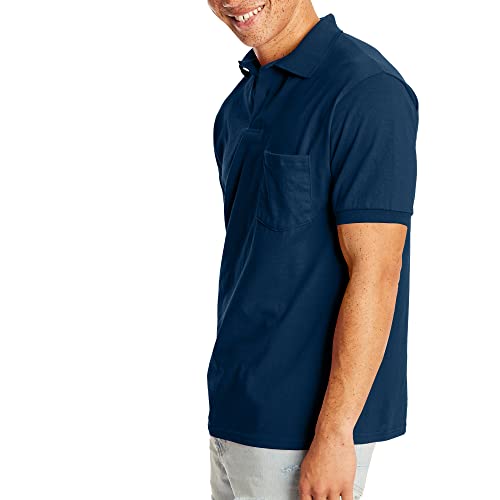 Men's Short-Sleeve Jersey Pocket Polo (Pack of 2)