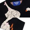 Aelfric Eden Goose Printed Sweater Crewneck Pullover Sweater Long Sleeve Casual Oversized Tops