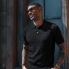 414eUMkJMFL.jpg Mens Knit Polo Shirt Short Sleeve Hollow Out Knit Shirt Texture Knitted Polo