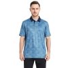 416BnuVs3aL.jpg Mens Golf Shirts Short Sleeve Moisture Wicking Dry Fit Print Performance Athletic Casual Golf Polo Shirts for Men