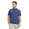 Golf Shirts for Men Moisture Wicking Striped Polo Performance Dry Fit Business Sports Mens Polo Shirts Short Sleeve