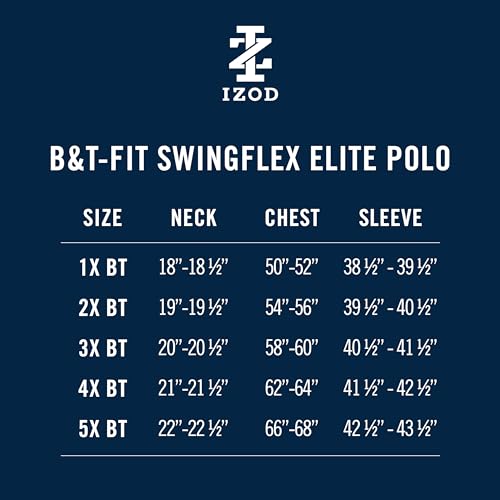 Men's Big and Tall Swingflex Elite Short Sleeve Golf Polo