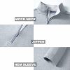 M MAELREG Quarter Zip Golf Pullover Men Dry Fit Long Sleeve Performance Wicking Mock Neck 1/4 Zip Pullover Mens Sweatshirt