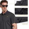 TELALEO 4/5 Pack Mens Polo Shirts Quick Dry Short Sleeve Golf T Shirt Performance Moisture Wicking Casual Workout