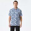 Golf Shirts for Men Dry Fit Performance Print Short Sleeve Moisture Wicking Golf Polo Shirts
