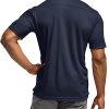 Men's Polo Shirts, Tactical Short Sleeve Golf Performance Shirts, Lightweight Dry Fit UPF 50+ Pique