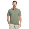 Golf Shirts for Men Moisture Wicking Striped Polo Performance Dry Fit Business Sports Mens Polo Shirts Short Sleeve