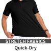 Mens Polo Shirts Short Sleeve Golf Shirts Moisture Wicking Athletic Casual Polo Shirts