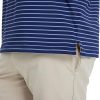 Golf Shirts for Men Moisture Wicking Striped Polo Performance Dry Fit Business Sports Mens Polo Shirts Short Sleeve
