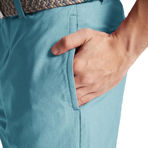 M MAELREG Golf Shorts Casual Quick Dry Lightweight Soft Flat Front Sports Business Pocket 9 inch Inseam Polo Shorts for Men