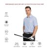 41ma3PzHxbL.jpg Mens Golf Shirts Short Sleeve Moisture Wicking Dry Fit Print Performance Athletic Casual Golf Polo Shirts for Men