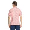Mens Golf Shirt Short Sleeve Dry Fit Print Moisture Wicking Performance Patterns Collared Polo Shirt