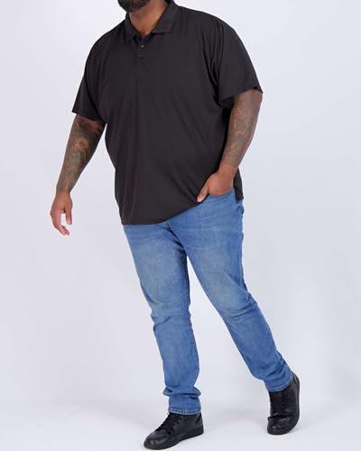 3 Pack: Men's Quick-Dry Short Sleeve Athletic Performance Polo Shirt (Available in Big & Tall)