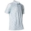 Golf Shirts for Men Dry Fit Performance Short Sleeve Print Moisture Wicking Polo Shirt