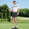 Golf Shirts for Men Dry Fit Moisture Wicking Performance Lightweight Print Pattern Short Sleeve Mens Polo Shirts