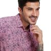 Golf Shirts for Men Print Performance Moisture Wicking Dry Fit Heather Stripe Collared Mens Polo Shirt Short Sleeve