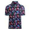 513O0-tXitL.jpg Golf Shirts for Men Super Stretch Jacquard Dry Fit Golf Polo Moisture Wicking Short Sleeve Polo Shirts for Men