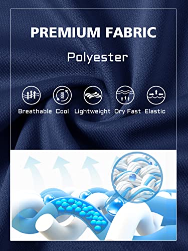 Men's Polo Shirts 3 Buttons Casual Work T Shirts Quick Dry Short Sleeve Golf Shirt Pique Jersey Outdoor Performance