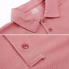 Men's Polo Shirt Quick Dry Performance Short Sleeve Tactical Shirts Pique Jersey Golf Shirt