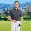 Golf Shirts for Men Pique Solid Performance Moisture Wicking Lightweight Collared Mens Polo Shirts Short Sleeve