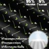 51DFHFzjoNL.jpg Men's Golf Polo Shirt Short Sleeve Performance Moisture Wicking Collared Print Shirt for Golf and Casual Wear