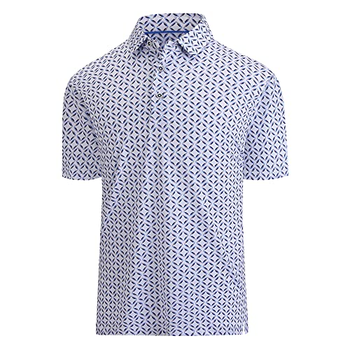 Premium Golf Shirts for Men Dry Fit Performance Polo Short Sleeve Collared Shirt